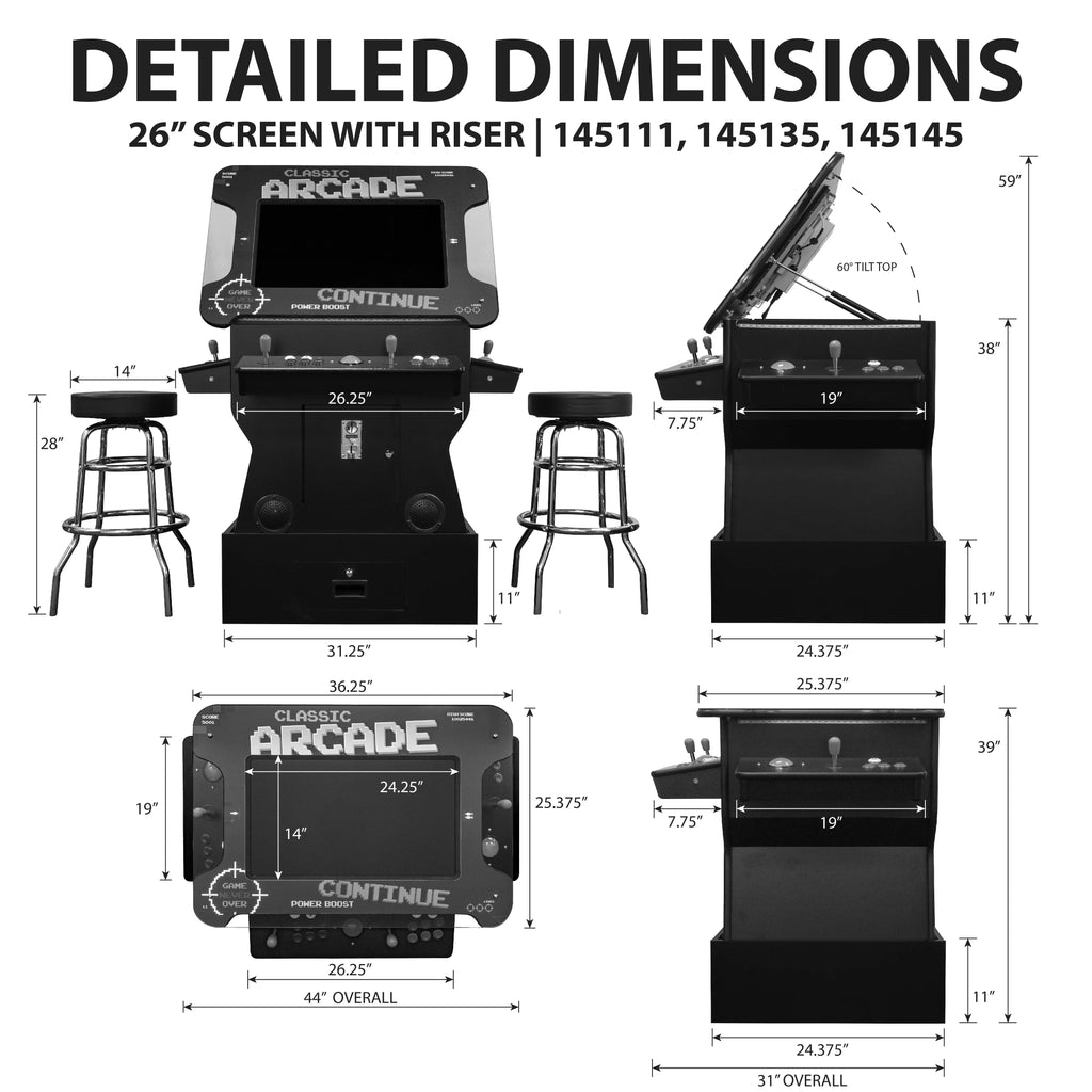 Arcade Base Riser