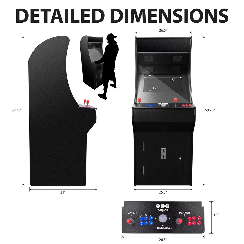 Classic 22" Golf Arcade Game Machine | 2P Golden Legacy Golf Edition