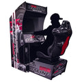 Supreme Racing Creative Arcades Machine With A Person In Silhouette