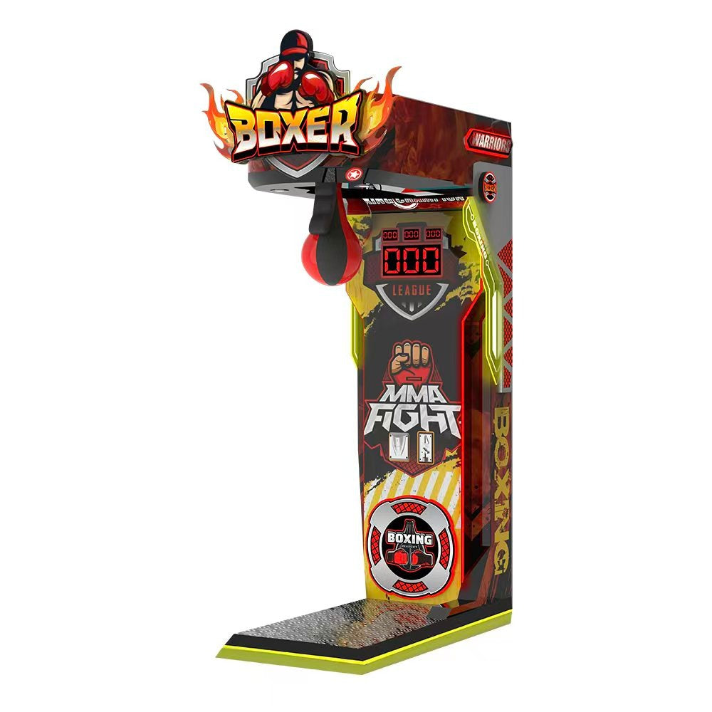 MMA Fight Boxer - Flame Edition - Fire Power Arena™ - Boxing Arcade with Neon Lights