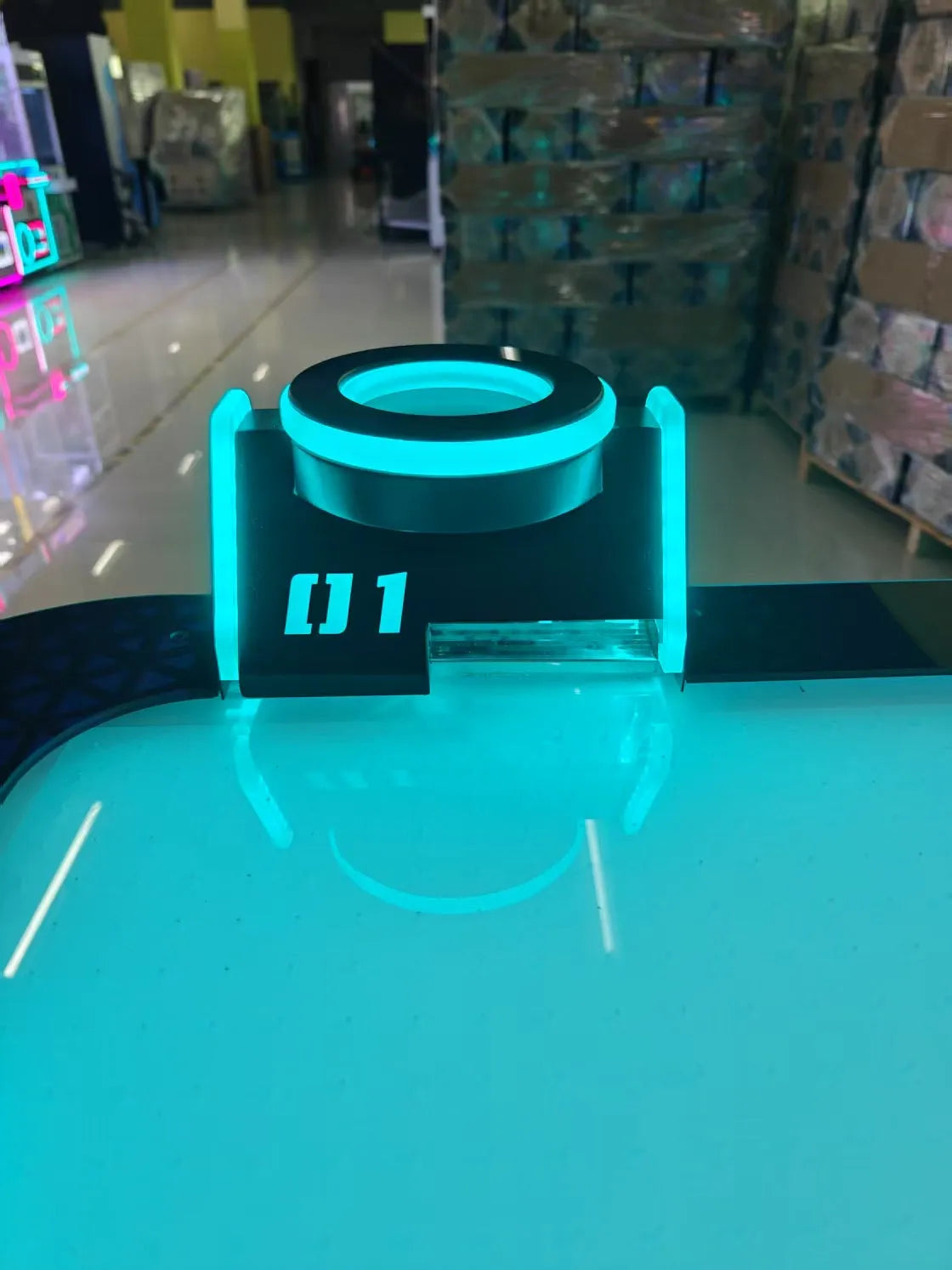 Power Glide Hockey™ Air Hockey Table with Neon Lights