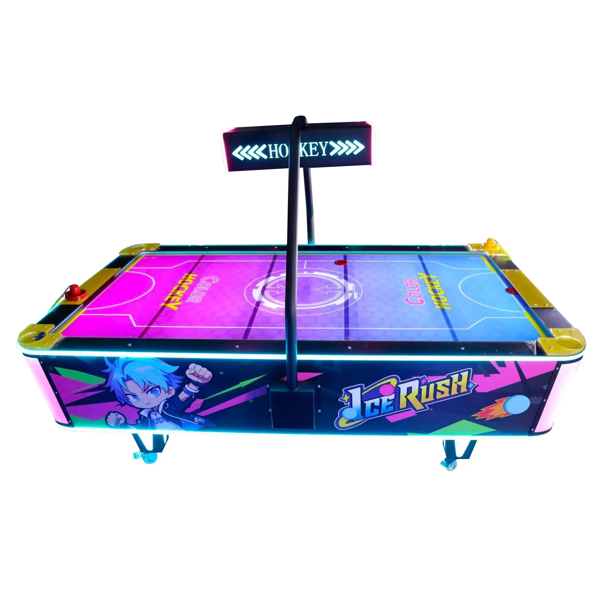 Ice Rush™ Air Hockey Neon Light Table