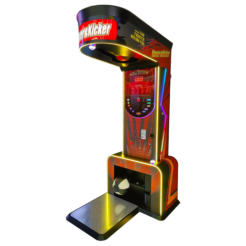 Punch & Kick Pro Force | Kick Boxing Arcade Machine - Dual Power Challenge