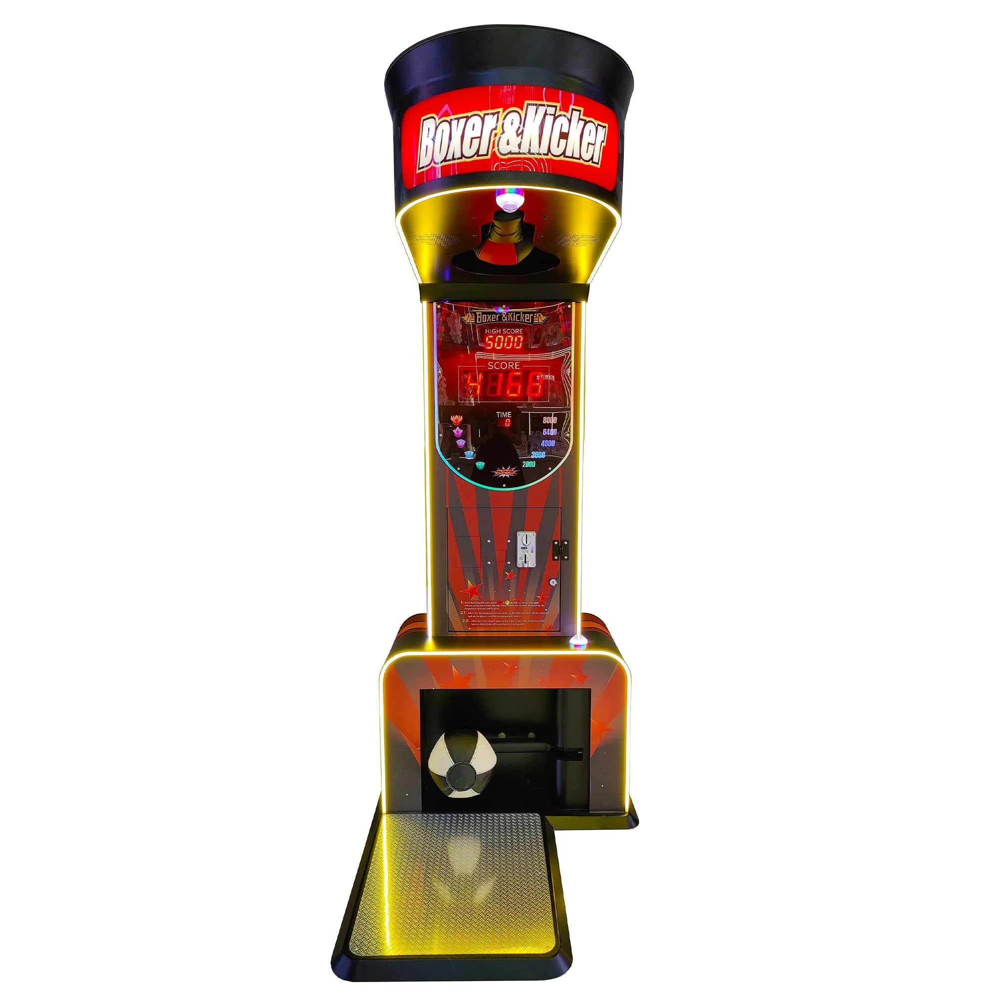 Punch & Kick Pro Force | Kick Boxing Arcade Machine - Dual Power Challenge