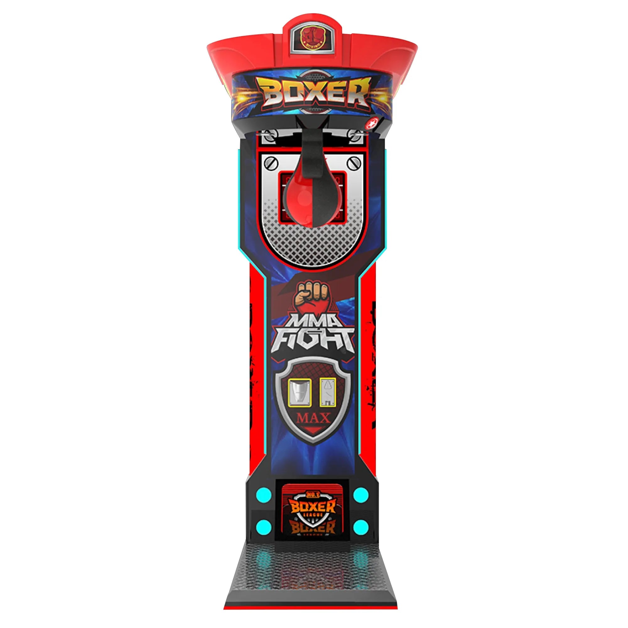 MMA Fight Boxer - Heavy Hit Arena | Boxing Arcade Machine with Neon Lights