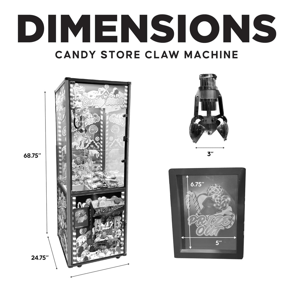 Candy Store 24" Claw Machine