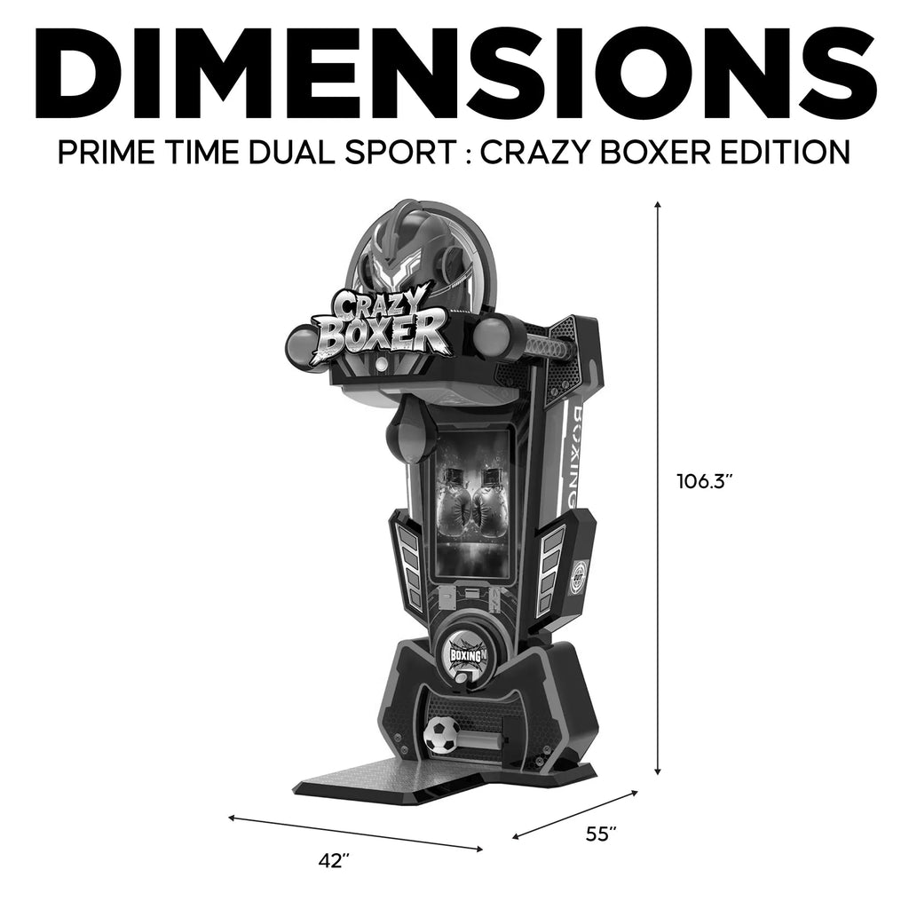 Prime Time Dual Sport: Crazy Boxer / Kicker Edition with Wifi/HD Camera for Online Play