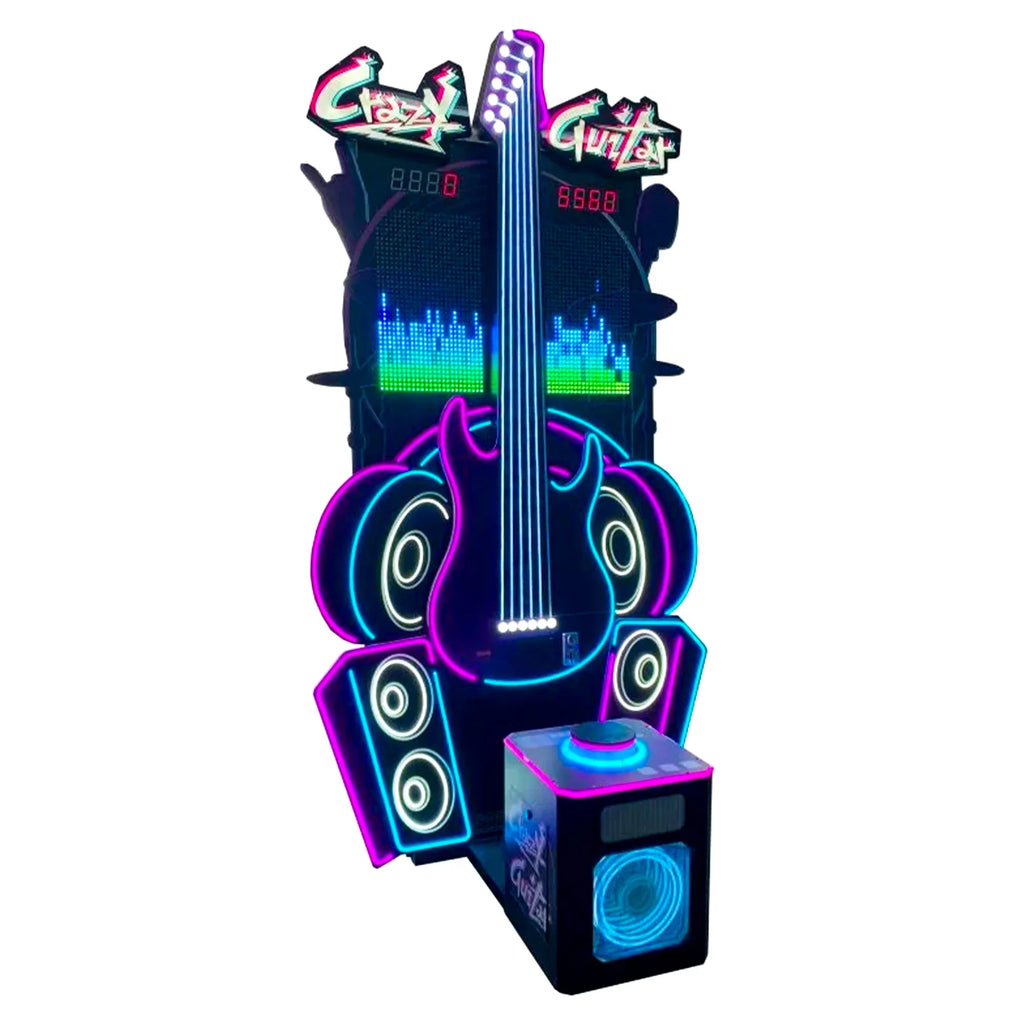 Crazy Guitar™  Neon Light High Striker Hammer Arcade