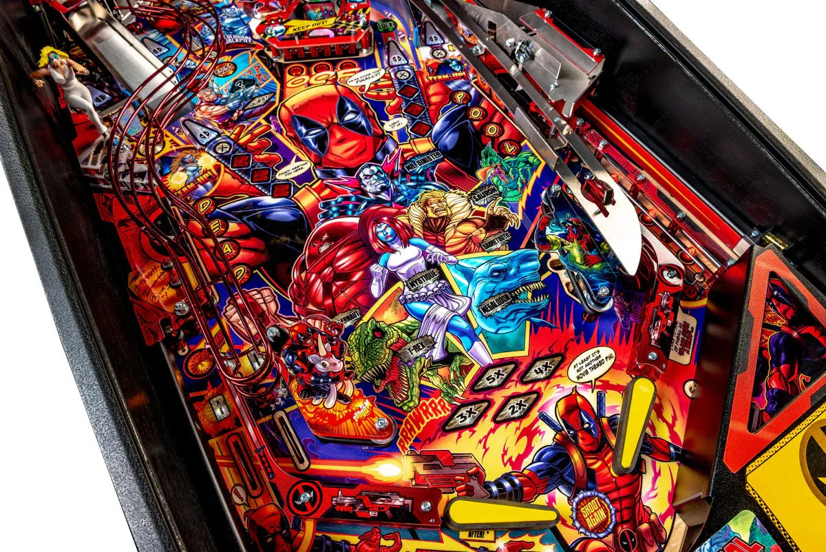 Premium Deadpool Pinball Machine by Stern Pinball