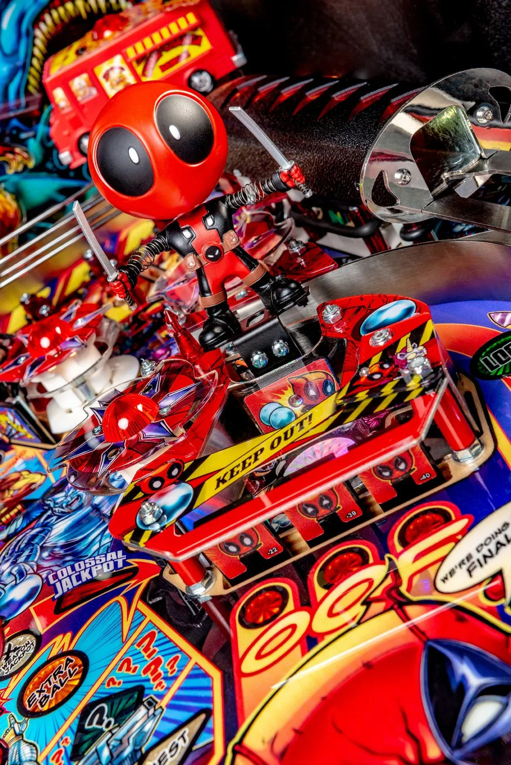 Premium Deadpool Pinball Machine by Stern Pinball