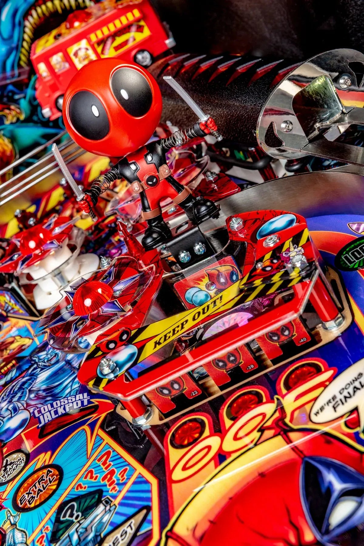 Premium Deadpool Pinball Machine by Stern Pinball