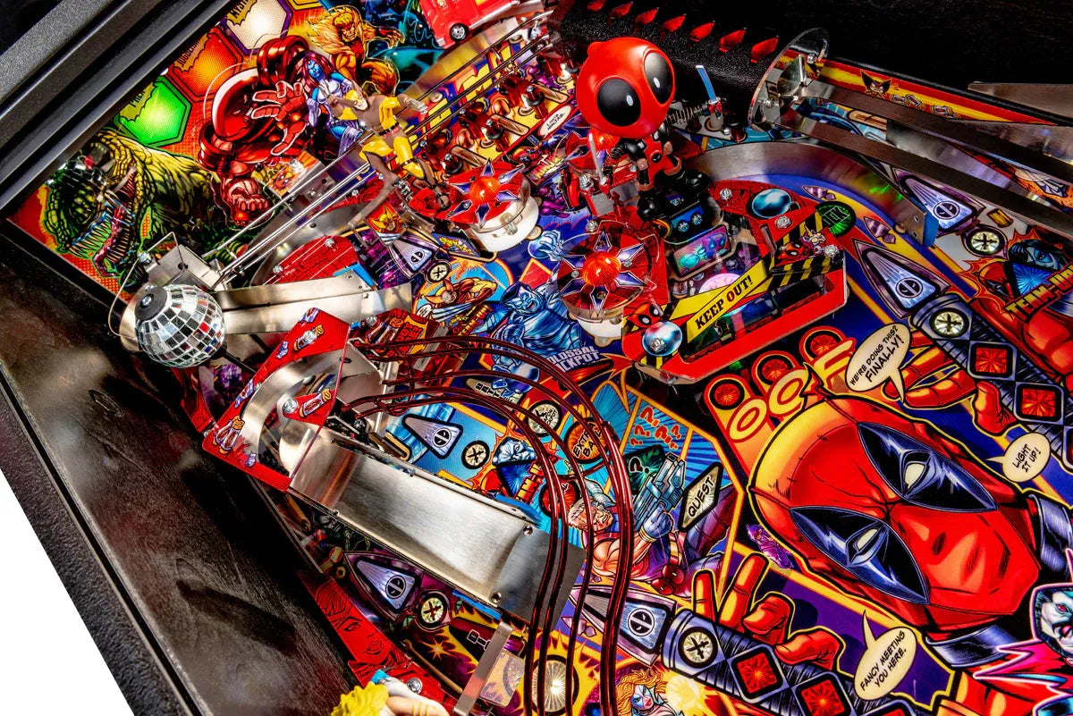 Premium Deadpool Pinball Machine by Stern Pinball