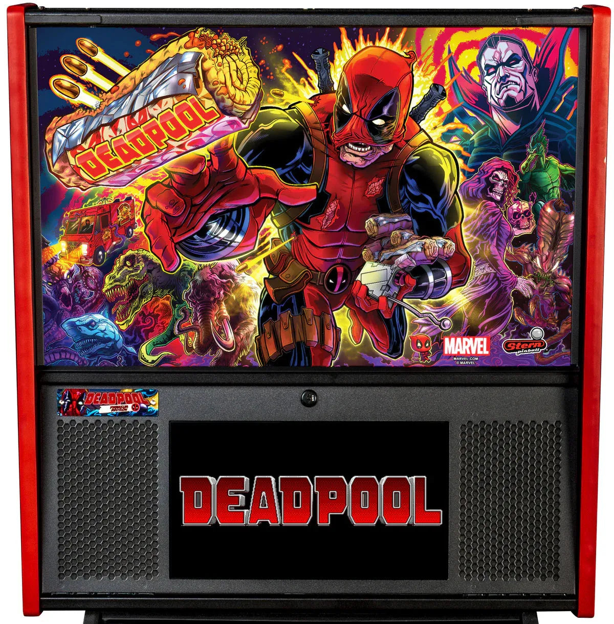 Premium Deadpool Pinball Machine by Stern Pinball