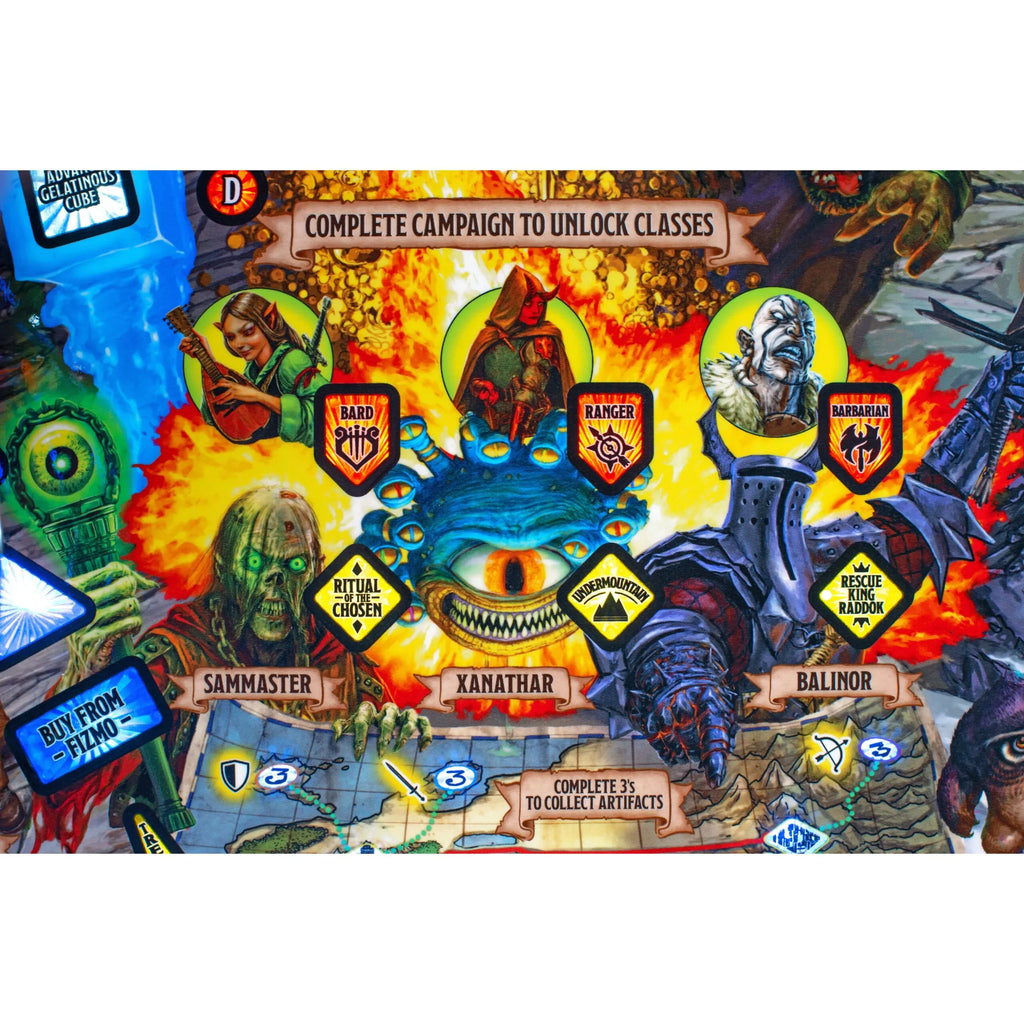Pro Dungeons & Dragons: The Tyrant's Eye Pinball Machine by Stern Pinball