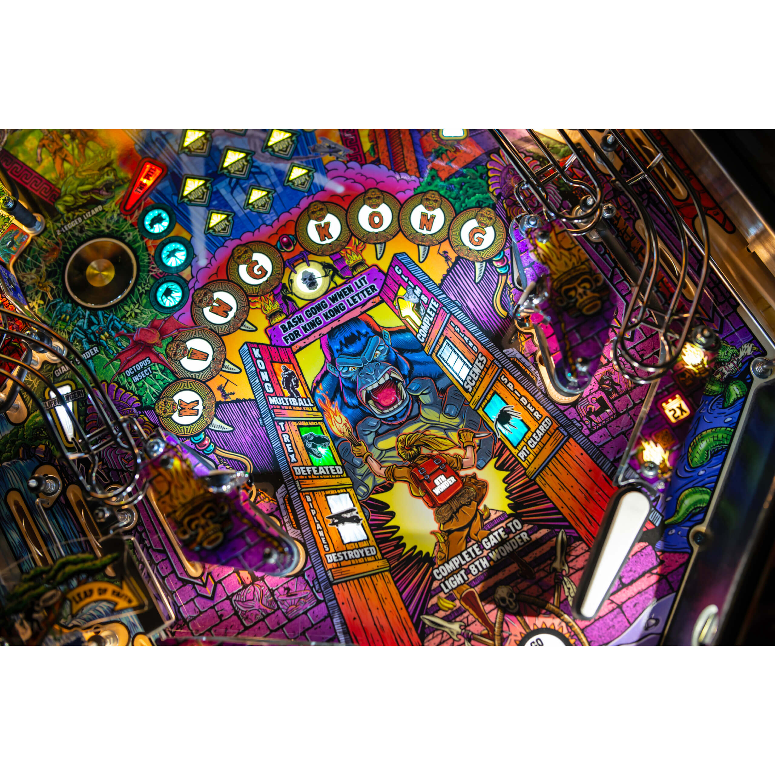 Pro King Kong: Myth of Terror Island Pinball Table by Stern Pinball