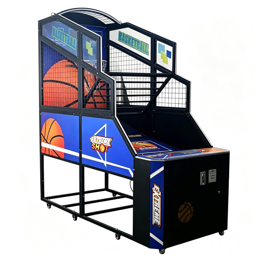 Extreme Shot™ Basketball Shooting Arcade with Neon Lights