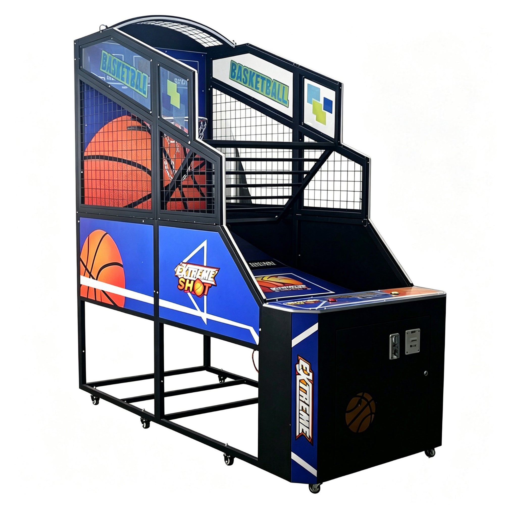 Extreme Shot™ Basketball Shooting Arcade with Neon Lights