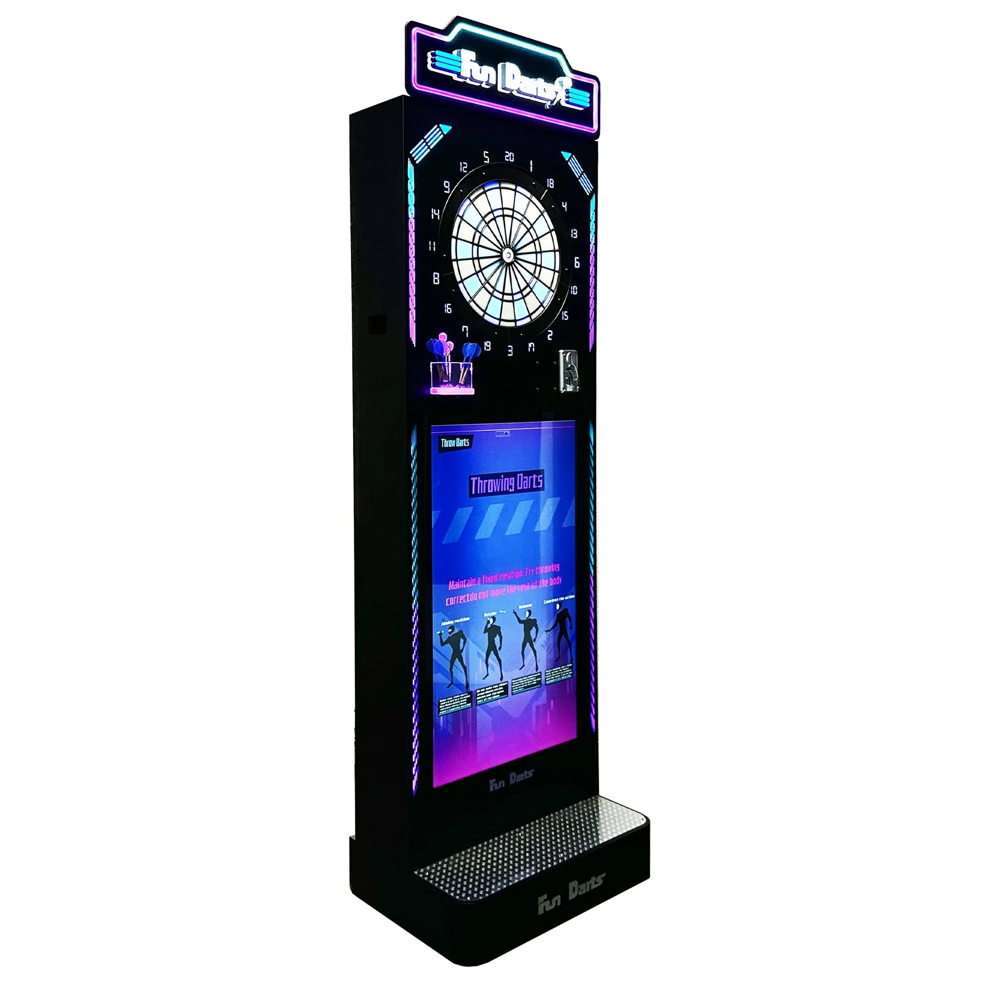Fun Darts™ Digital Touch Screen Dart Board with Wifi Network Game Play & Ad Space