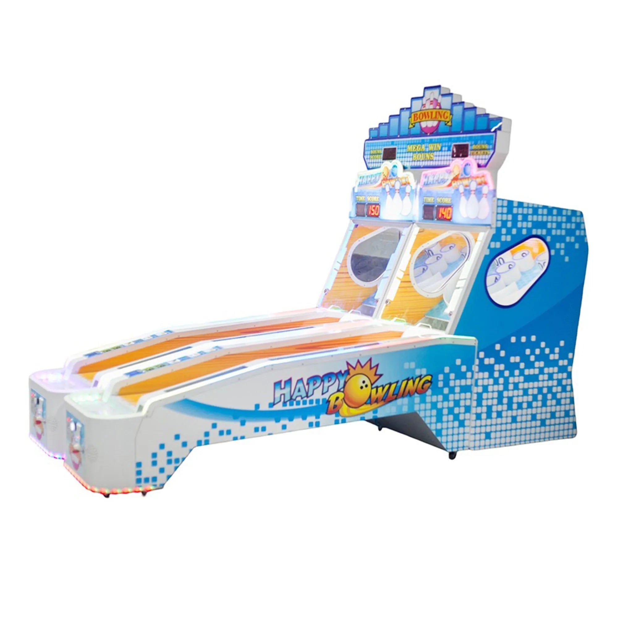 Alley Masters™ Skeeball Bowling with Neon Lights