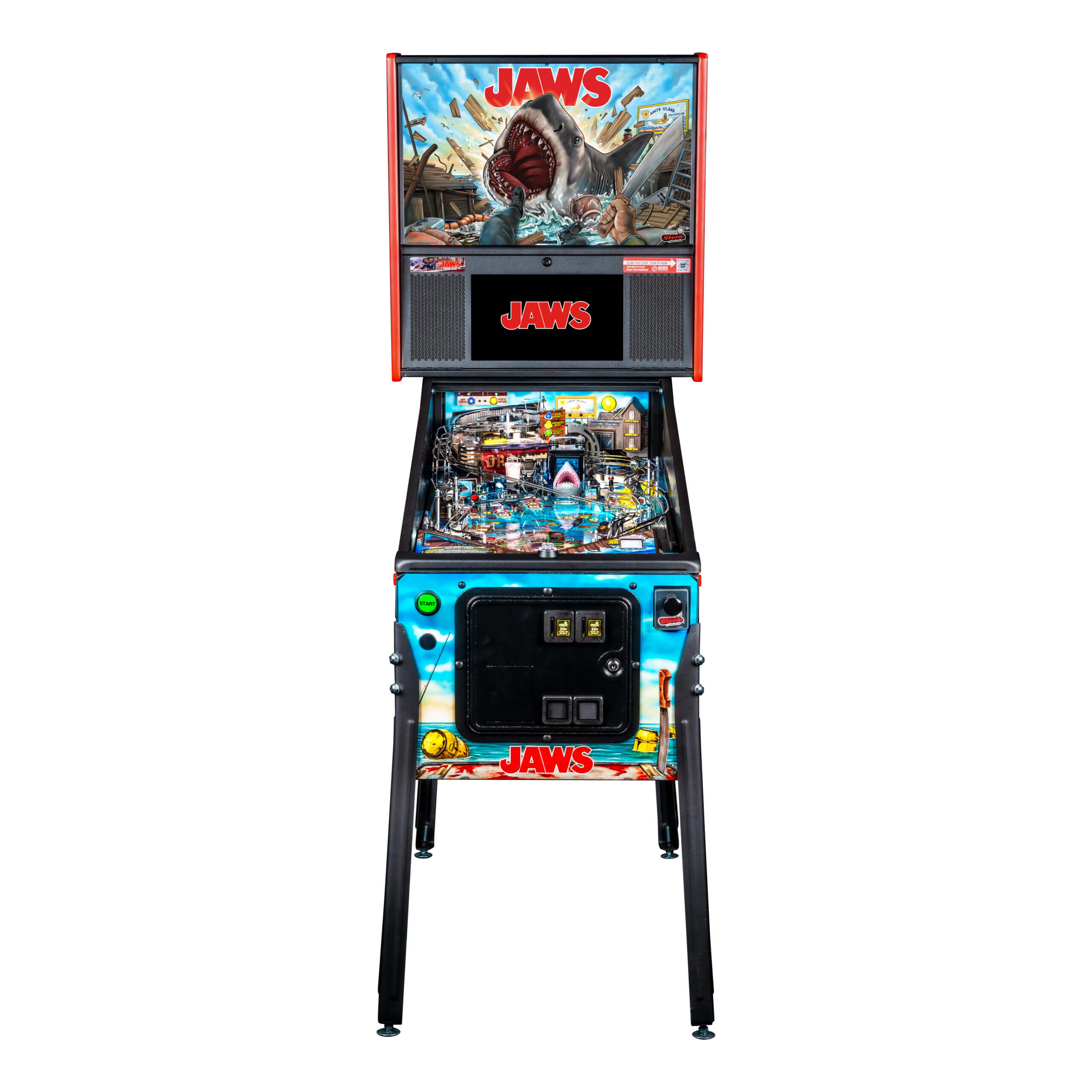 Premium Jaws Pinball Table by Stern Pinball
