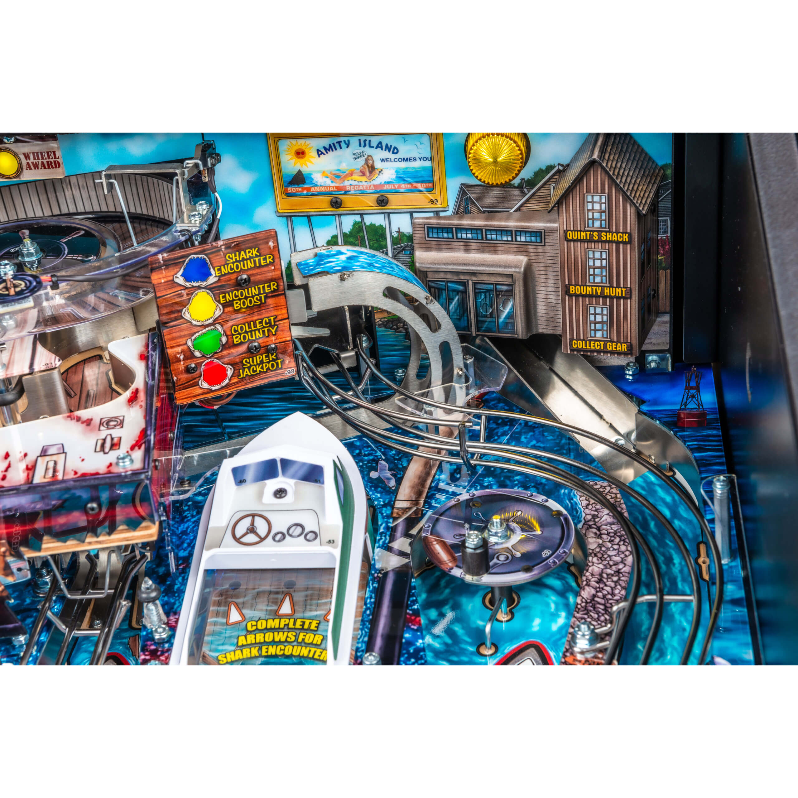 Premium Jaws Pinball Table by Stern Pinball