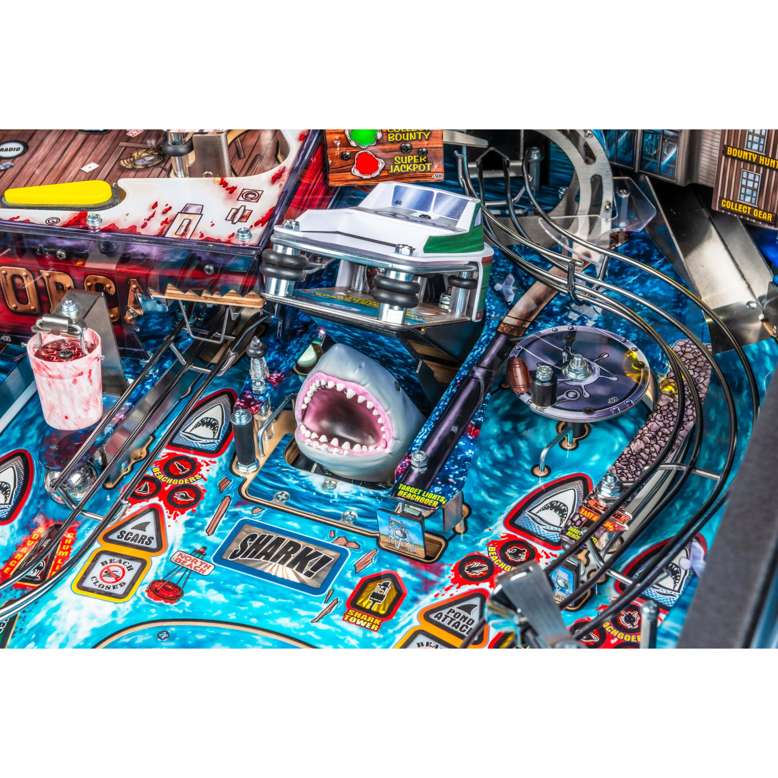 Premium Jaws Pinball Table by Stern Pinball