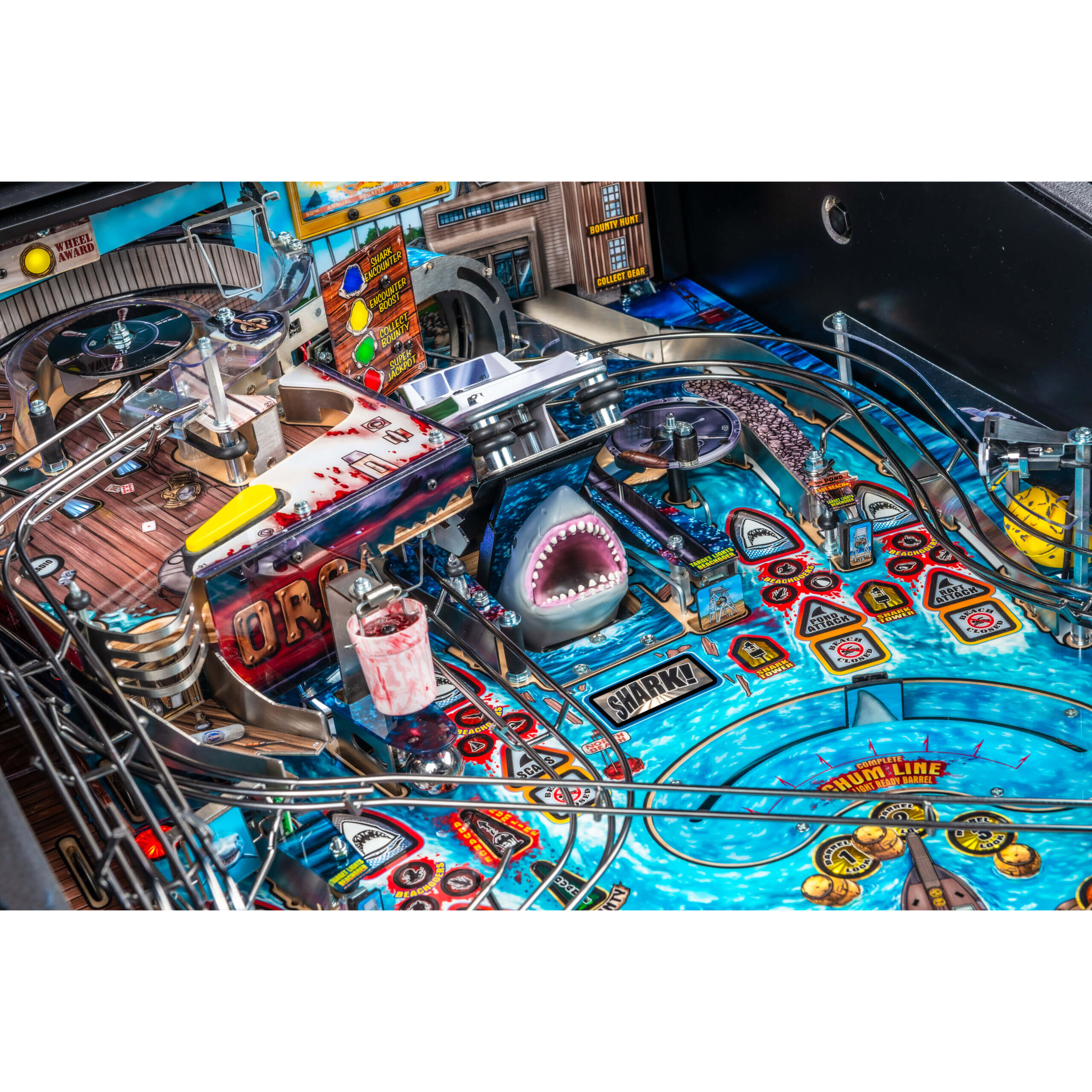 Premium Jaws Pinball Table by Stern Pinball