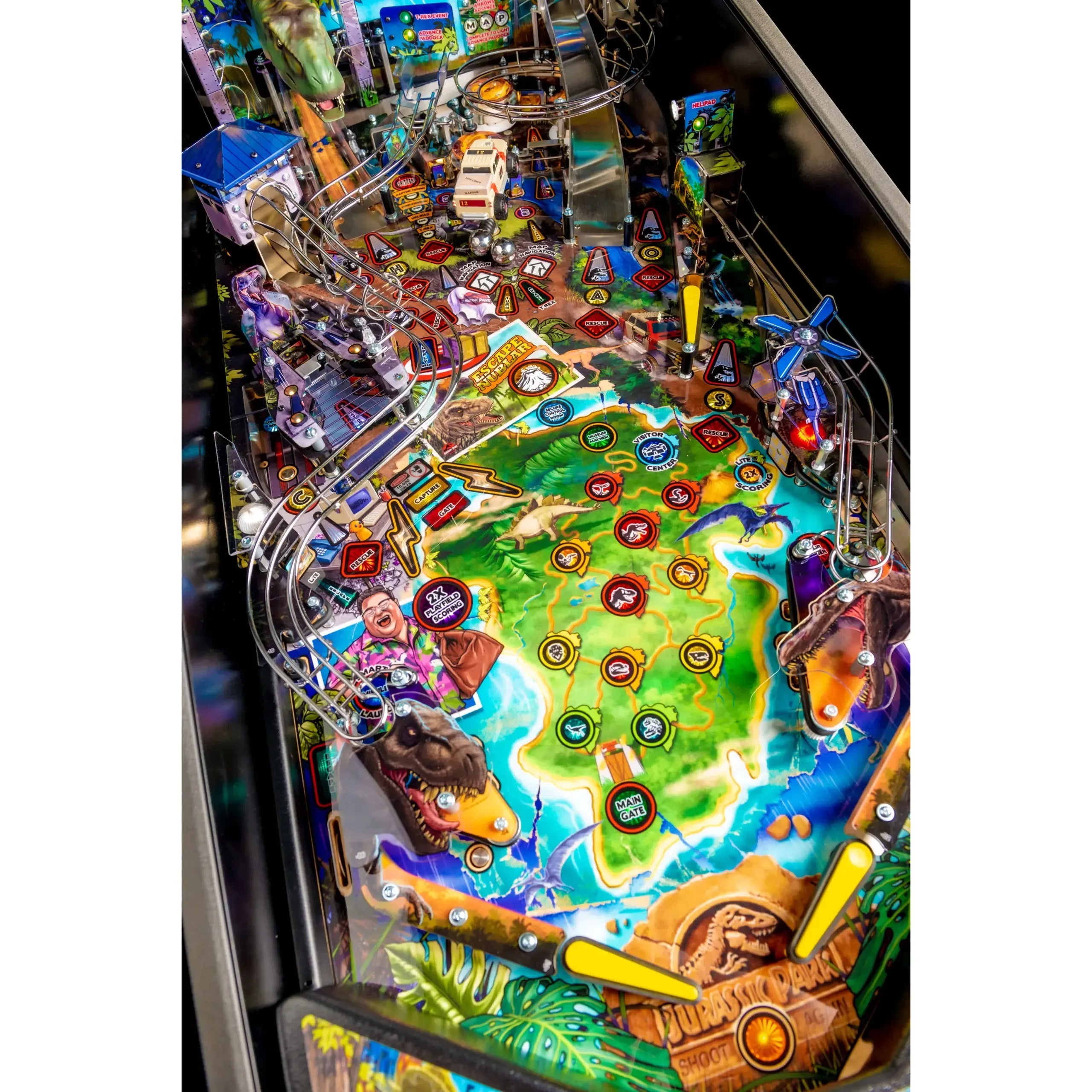 Pro Jurassic Park Pinball Machine by Stern Pinball