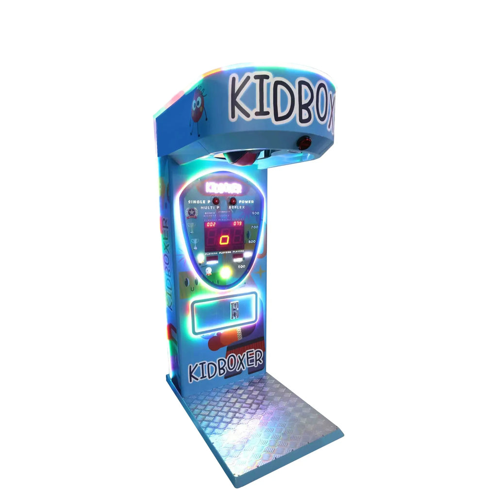 Kid Boxer™ Punch Champ Boxing Arcade with Neon Lights and Digital Score Board