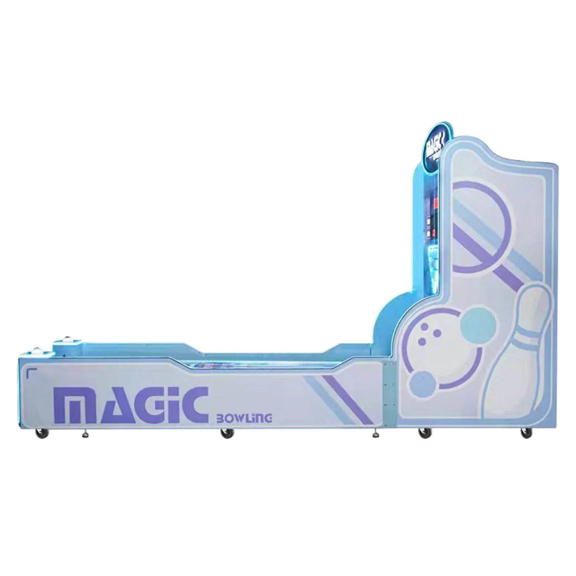 Magic Bowling Strike Zone™ Arcade with Real Pins and Neon Lights
