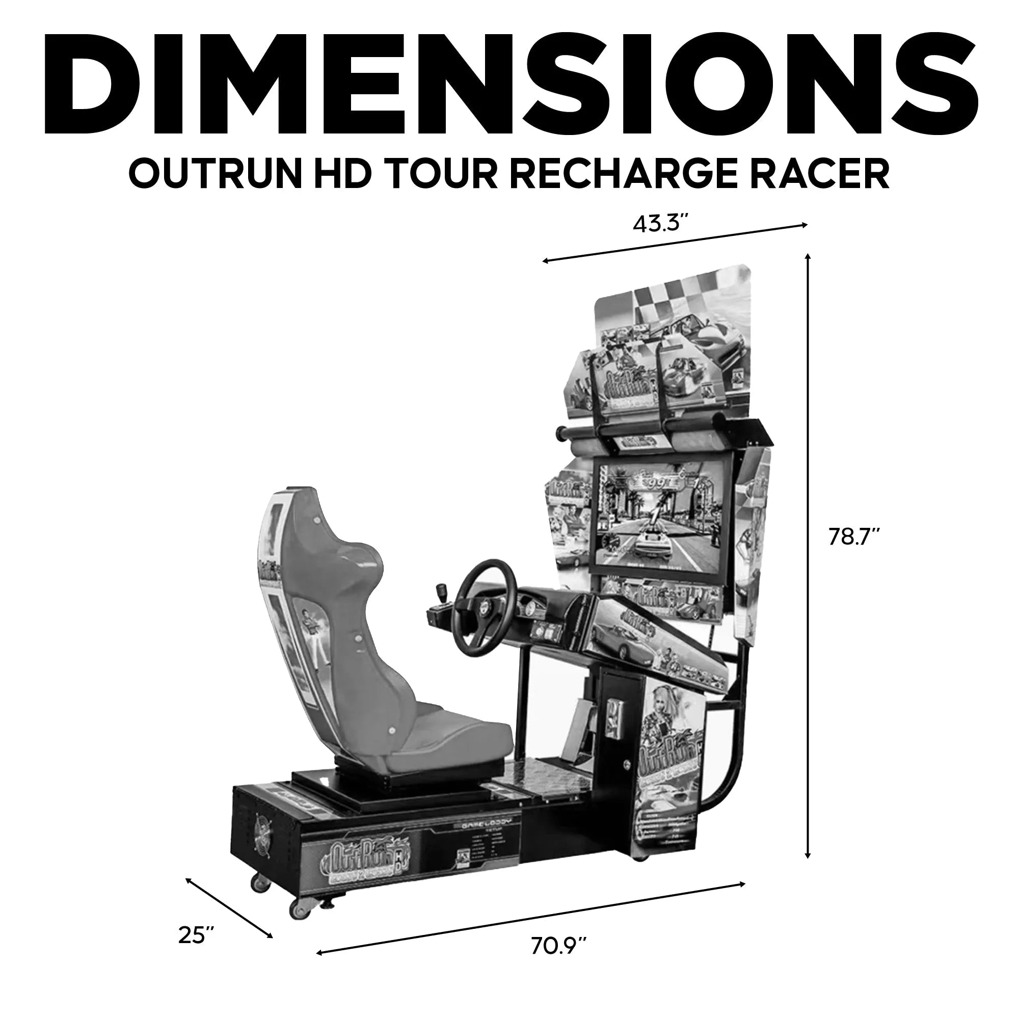 OR HD Tour Ultimate Recharge - High-Performance Racing Arcade Game Machine