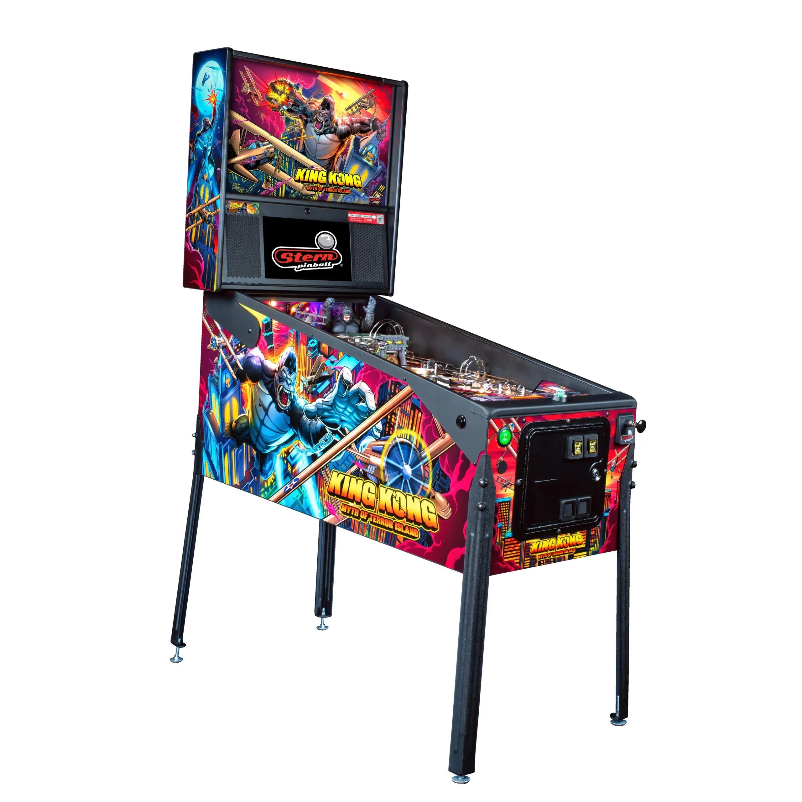 Premium King Kong: Myth of Terror Island Pinball Machine by Stern Pinball
