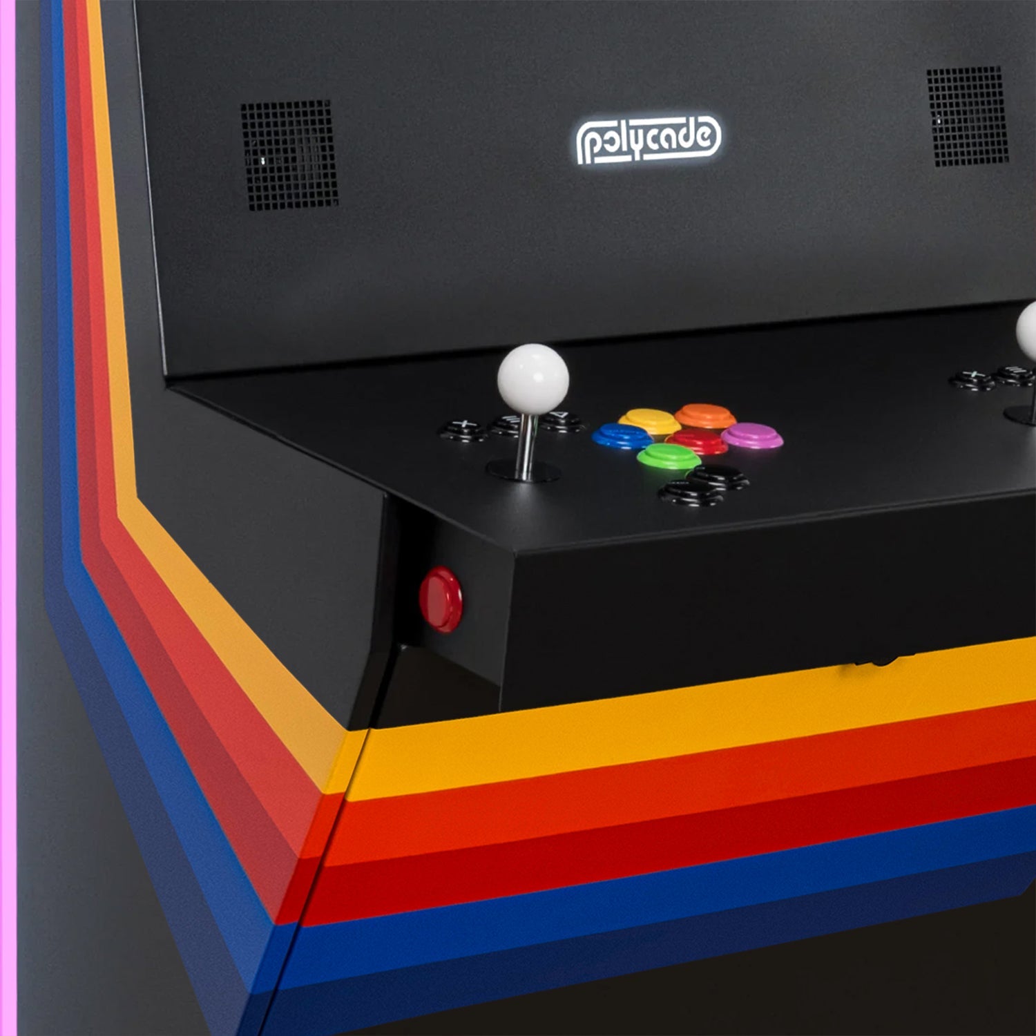 Polycade Sente: Black+Stripes