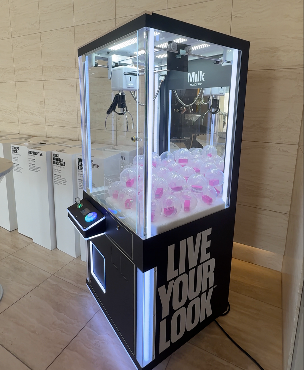 Neon Catch™ 31" Claw Machine with 7 Color Neon Cabinet Lights