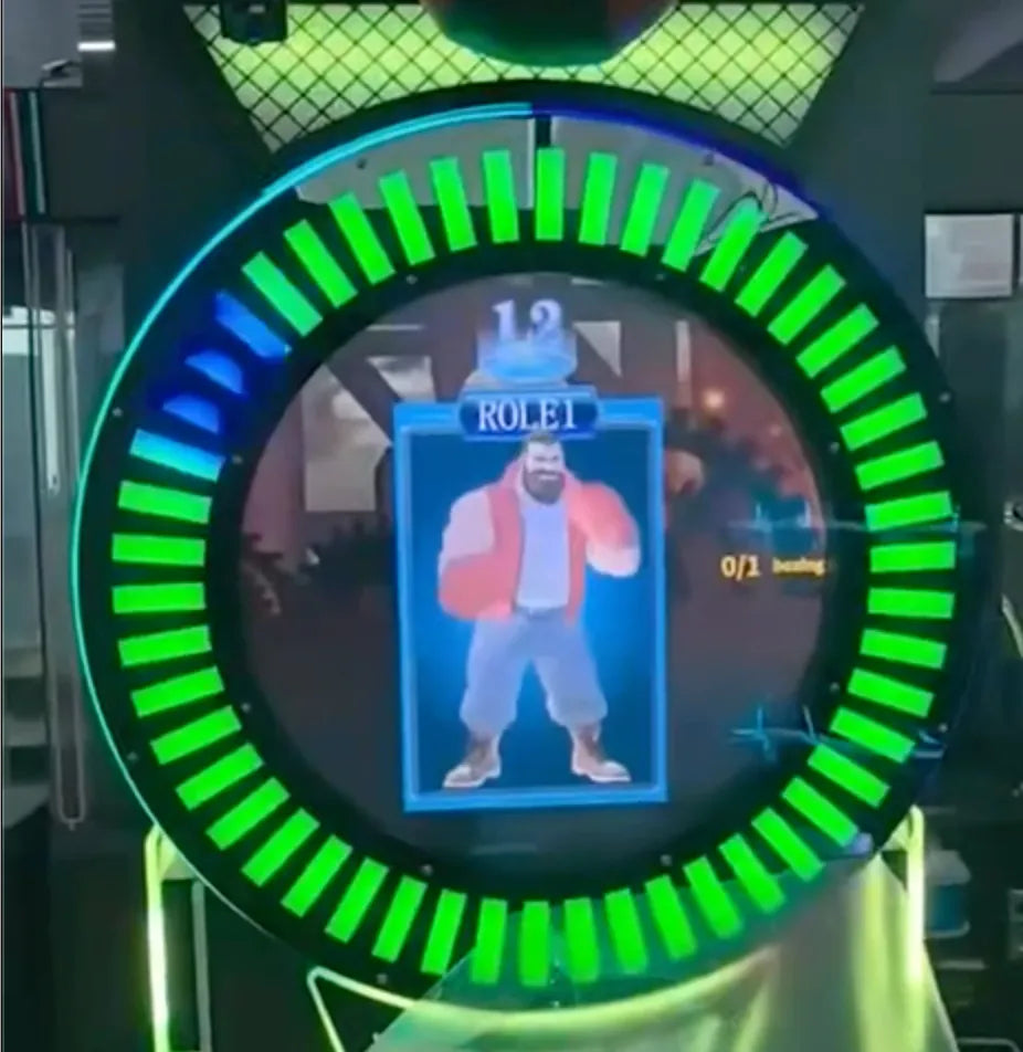 Face-Off Live™ Real-Time Boxing Arcade Machine with Wifi/HD Camera for Online Play