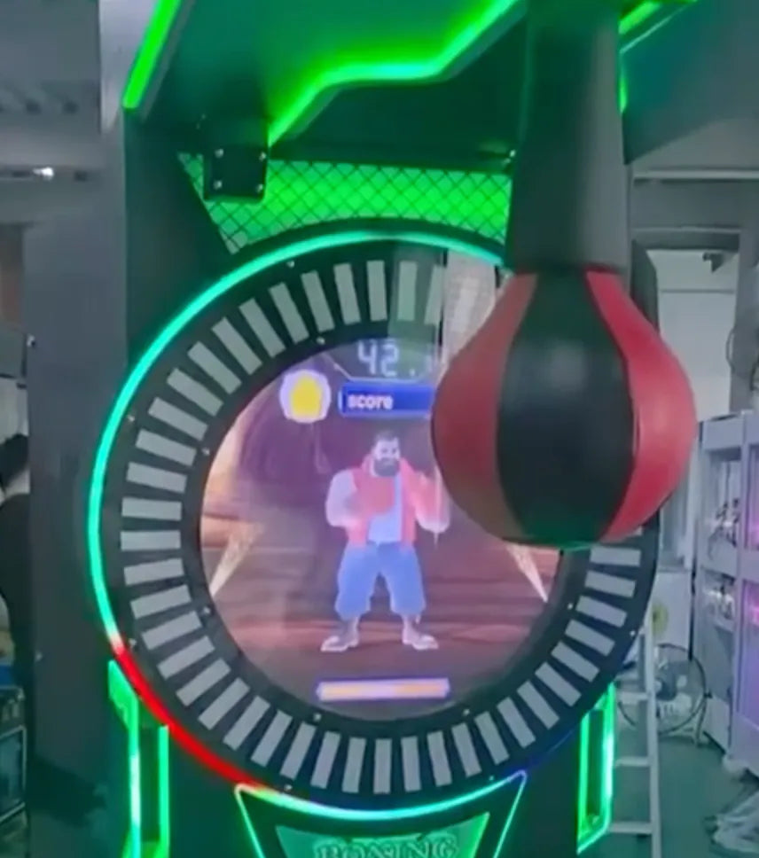 Face-Off Live™ Real-Time Boxing Arcade Machine with Wifi/HD Camera for Online Play
