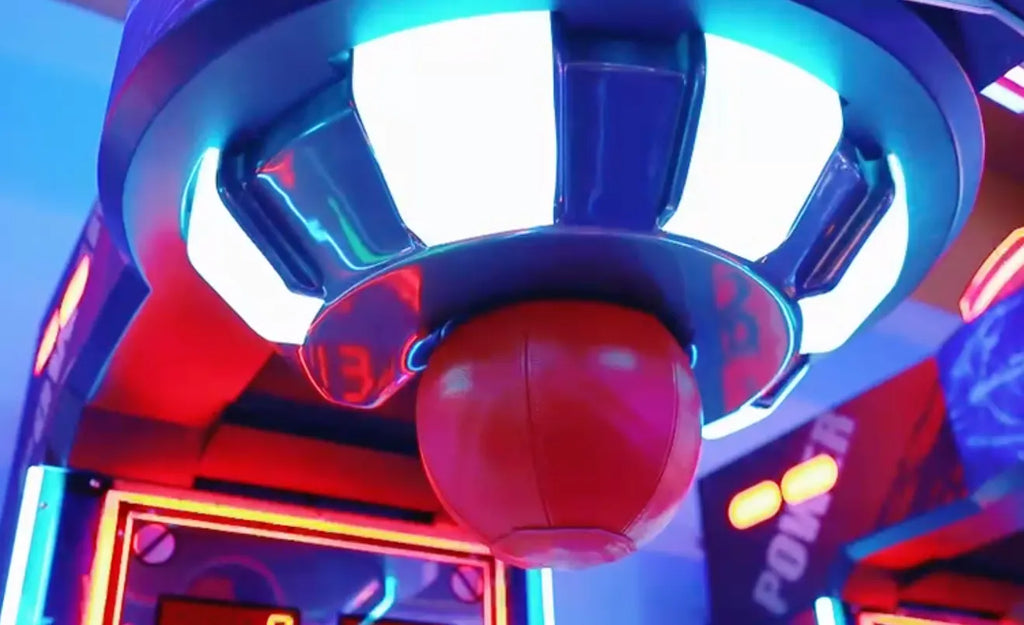 MMA Fight Boxer Extreme™ - Heavy Hit Arena with Power Up Light Package | Boxing Arcade Machine with Neon Lights