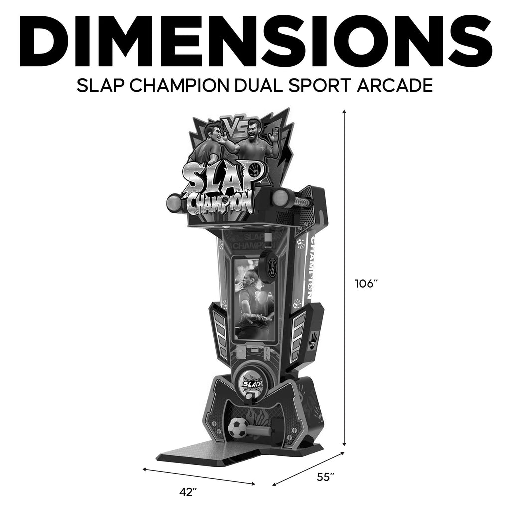 Slap Champion Dual Sport: Slap / Kicker Edition with Wifi/HD Camera for Online Play