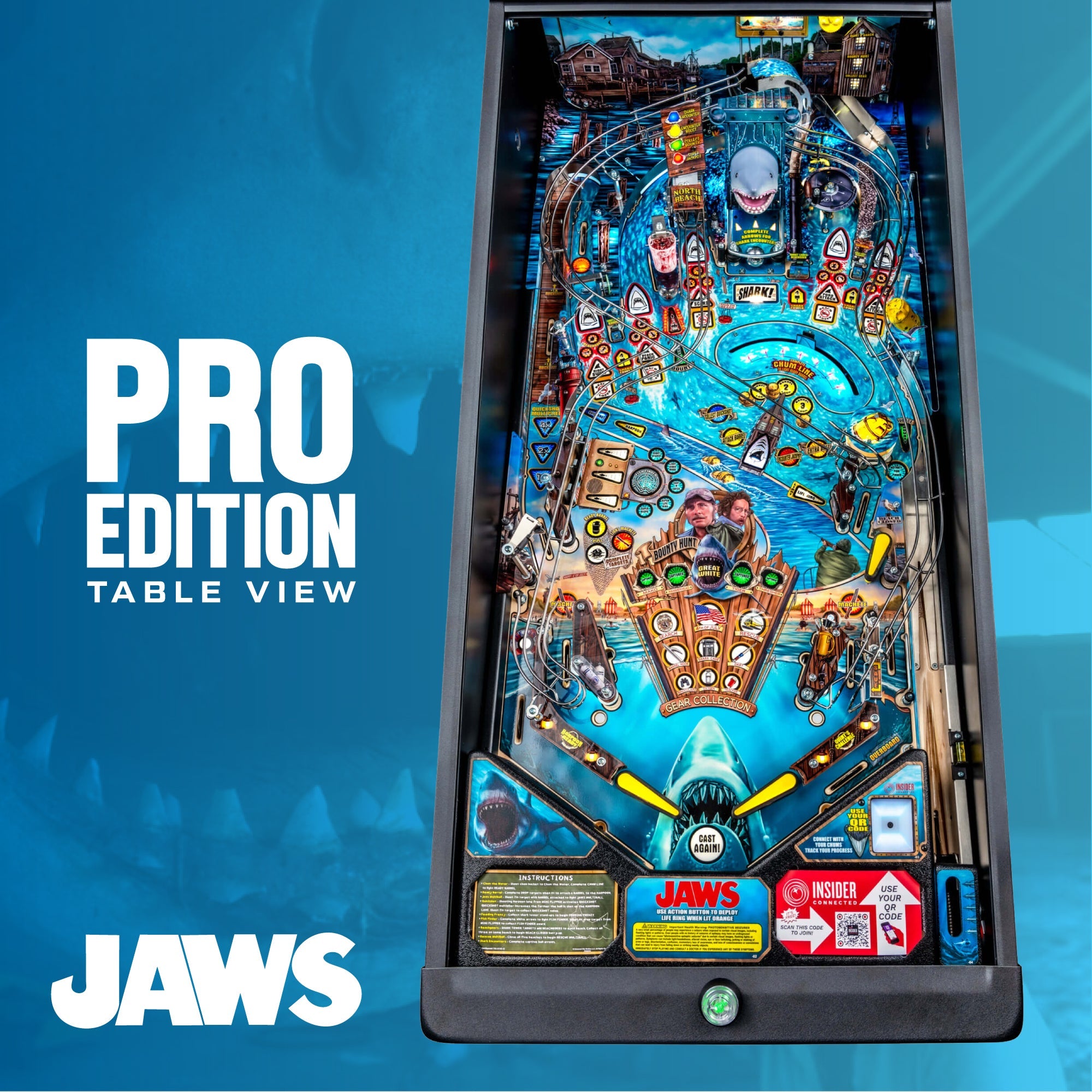 Pro Jaws Pinball Table by Stern Pinball