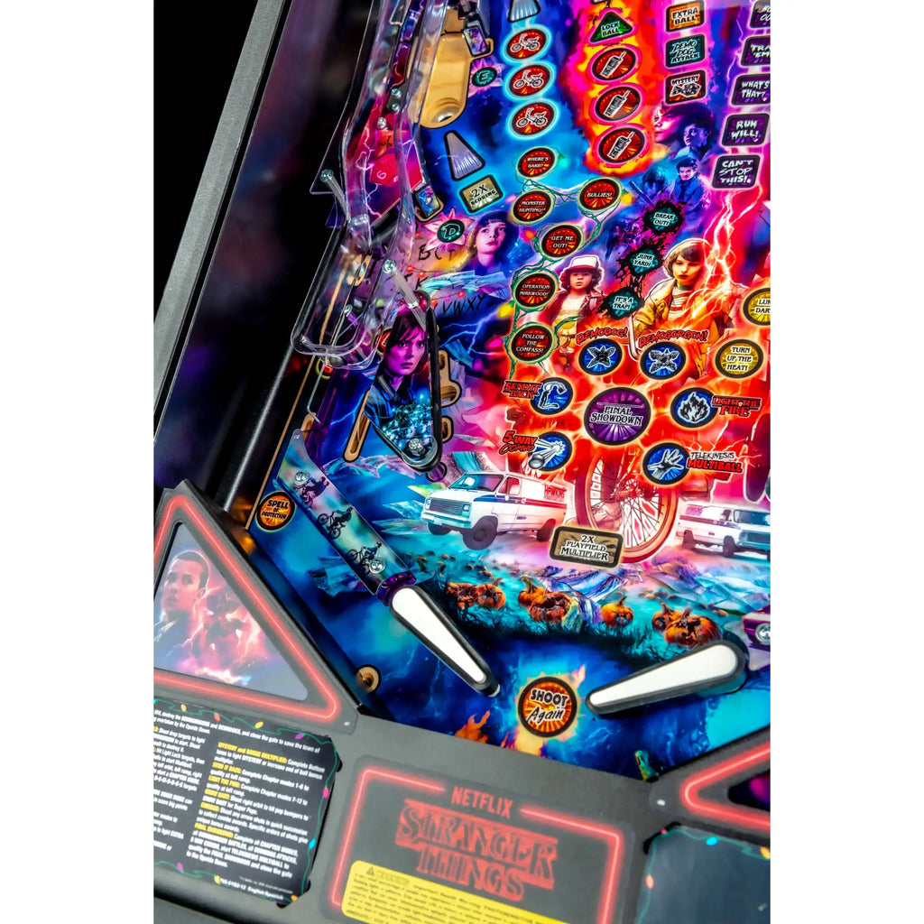 Premium Stranger Things Pinball Table by Stern Pinball