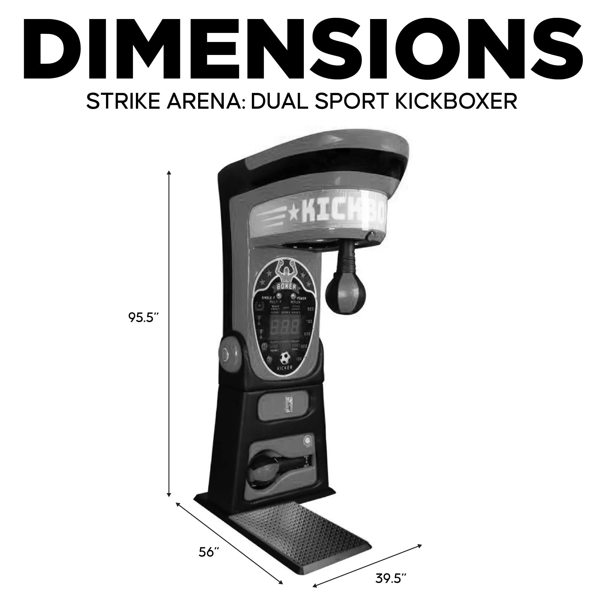 Strike Arena™ Dual Sport Kick Boxer Arcade