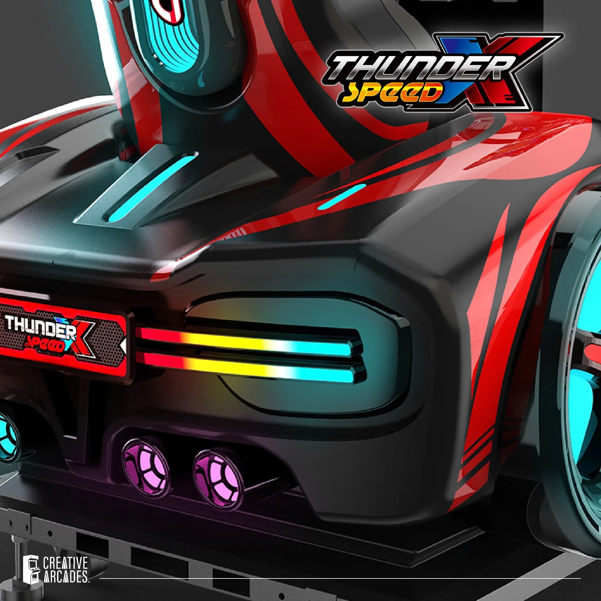 Thunder Speed X™ - Racing Simulator with Force Feedback and Wifi Connection for Online Play