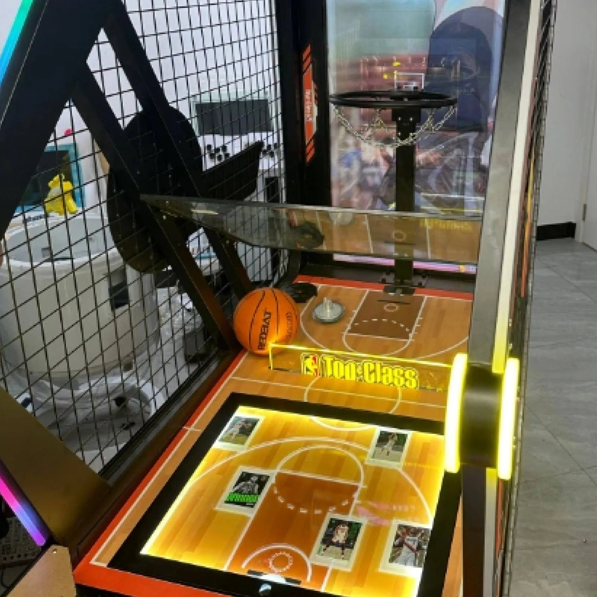 Top Class™ Extreme Hoops Kid-Friendly Basketball Arcade with Digital Backboard and Neon Lights