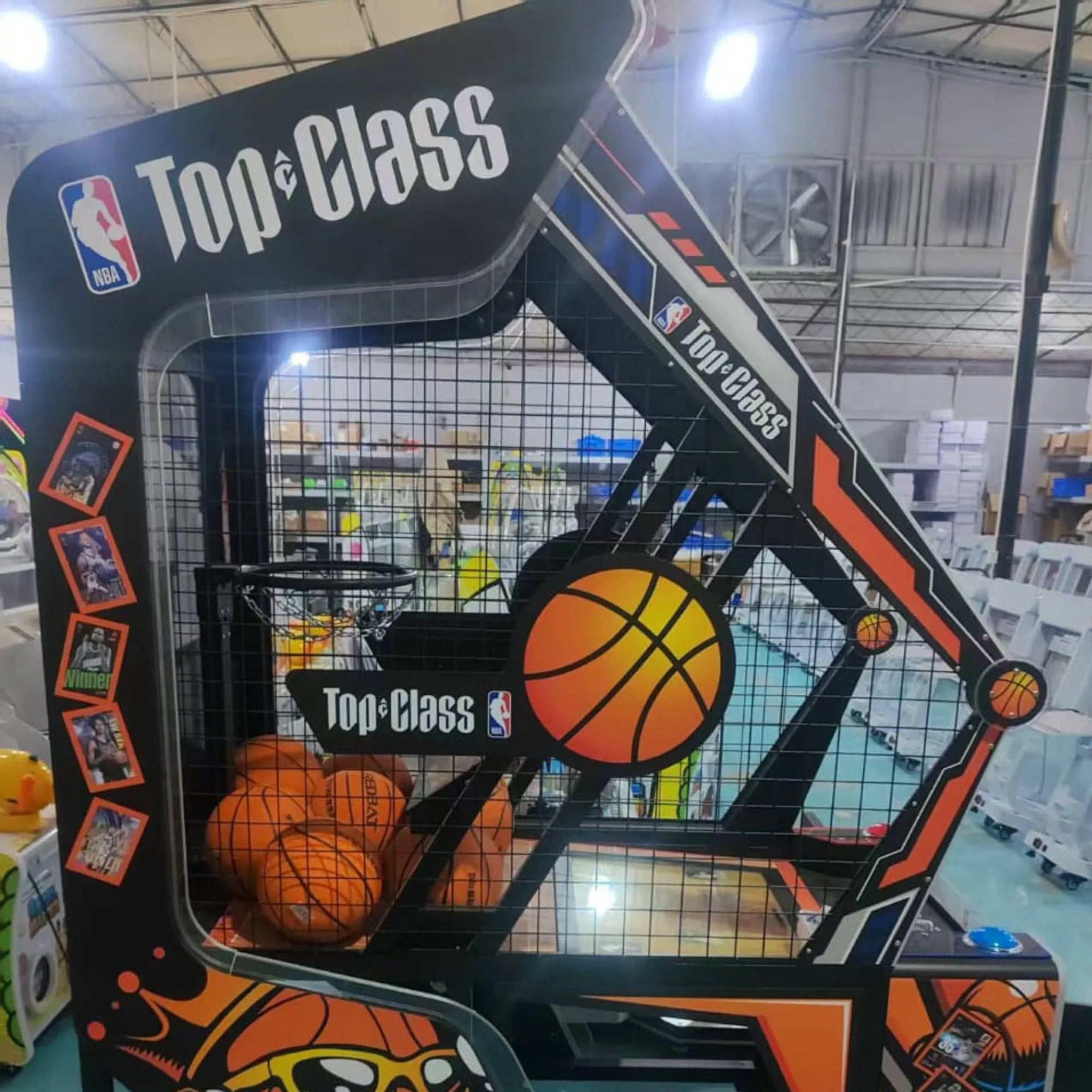 Top Class™ Extreme Hoops Kid-Friendly Basketball Arcade with Digital Backboard and Neon Lights