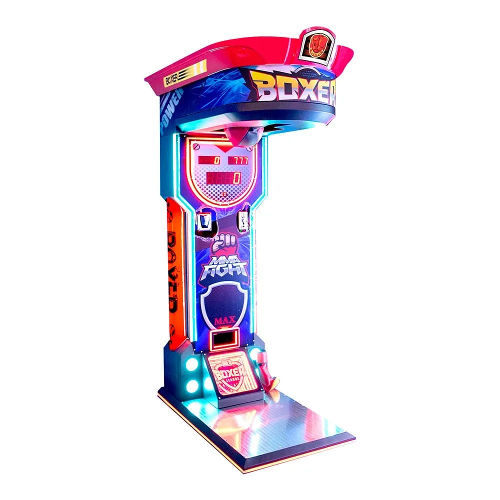 MMA Fight Boxer - Heavy Hit Arena | Boxing Arcade Machine with Neon Lights