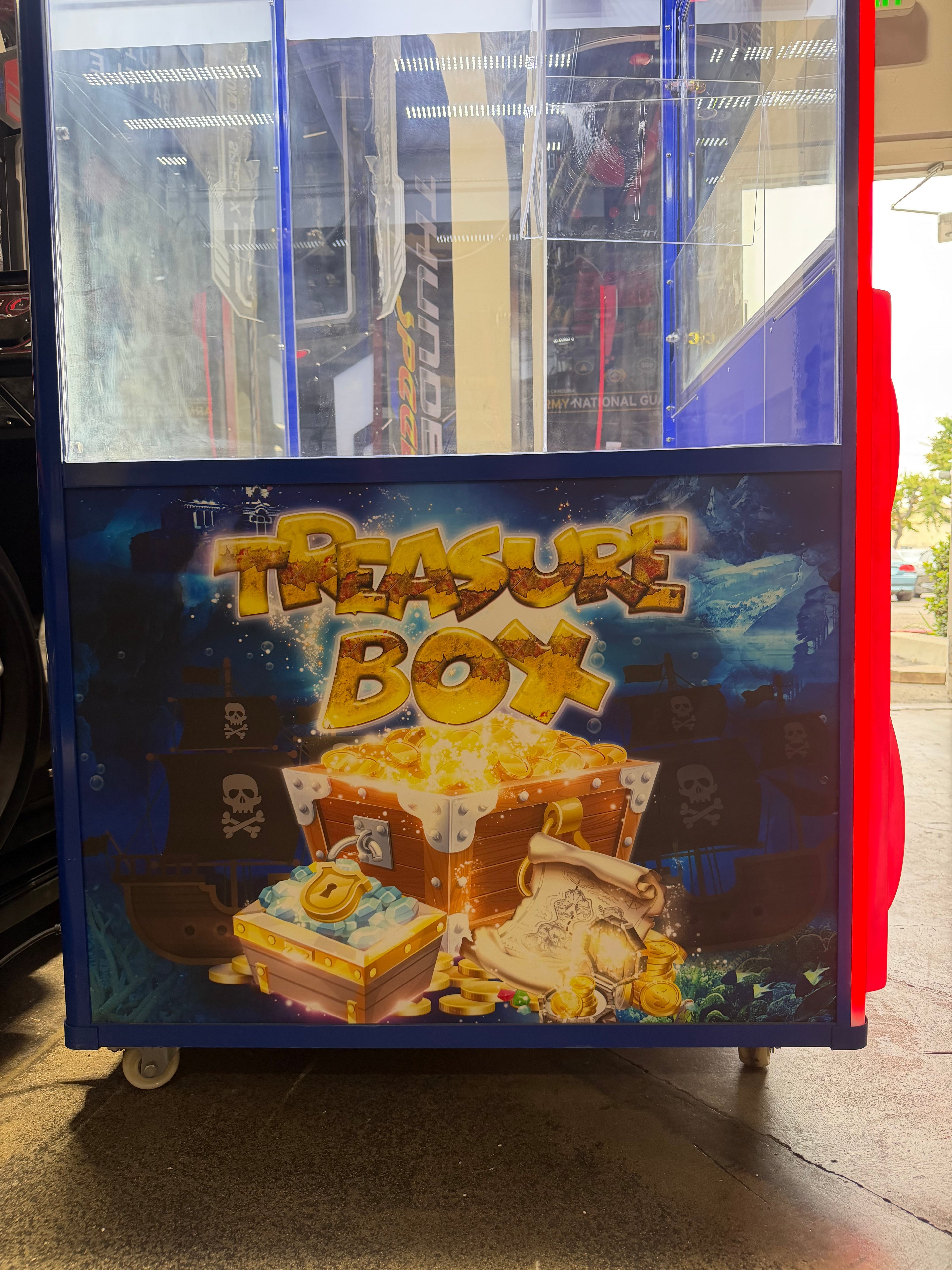 Treasure Box™ 41" Claw Machine w/ LED Cabinet Lights in all RGB Colors USED