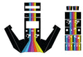 Polycade Neon Stripes - Magnet Decal Set