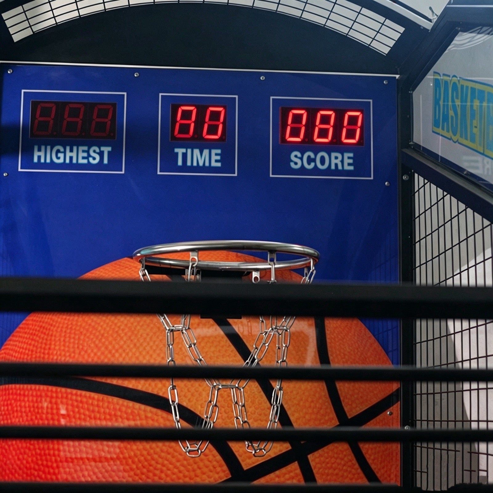 Extreme Shot™ Basketball Shooting Arcade with Neon Lights