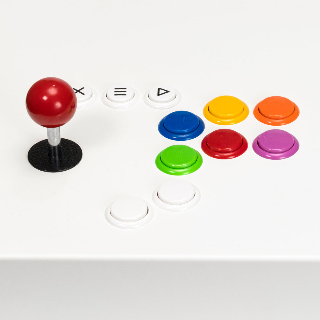 Striped Freestanding Sente: White