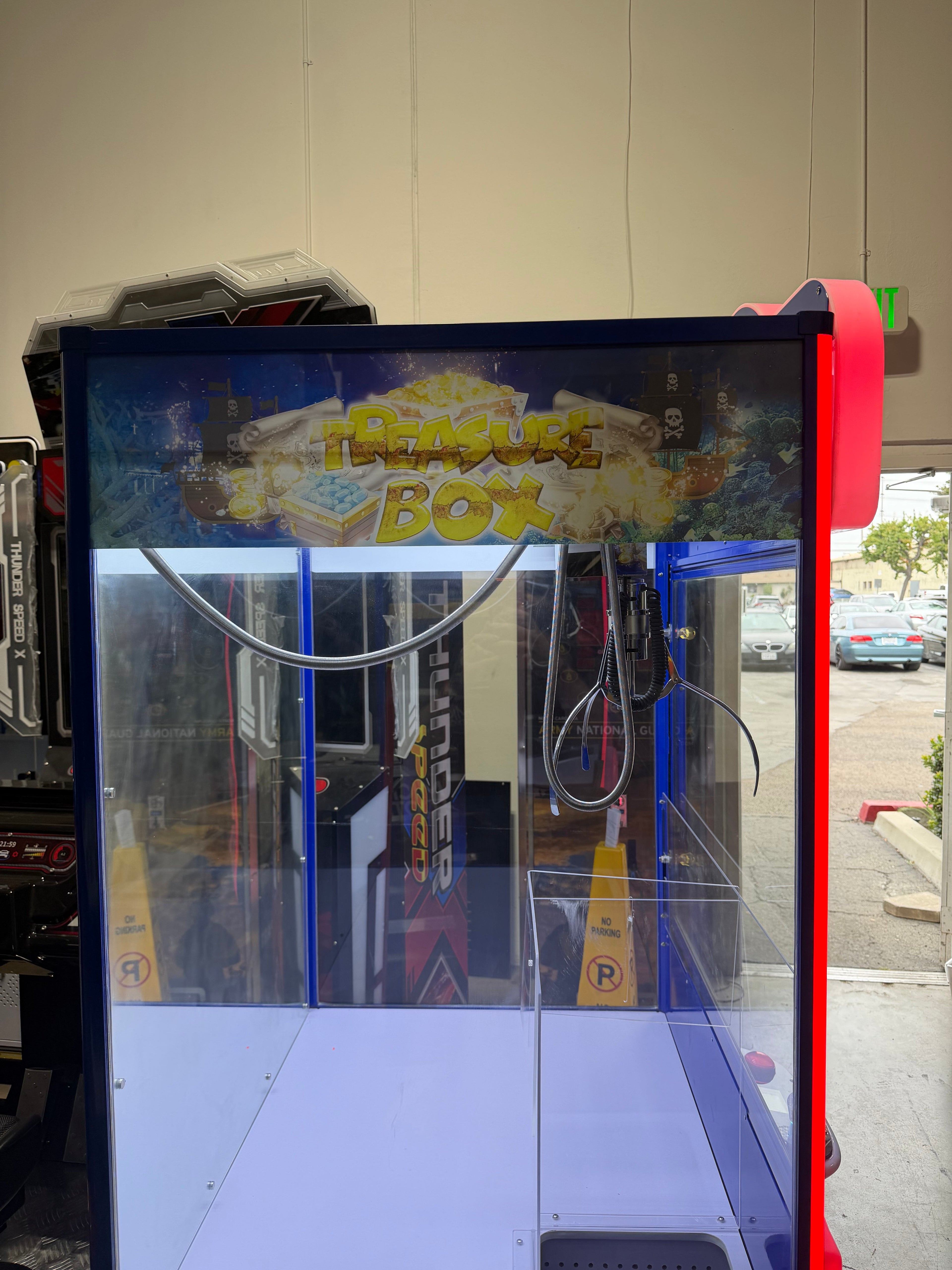 Treasure Box™ 41" Claw Machine w/ LED Cabinet Lights in all RGB Colors USED